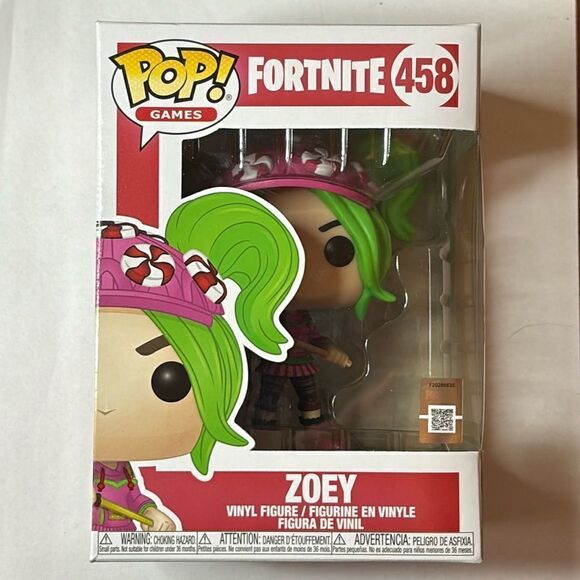 NIB Funko Pop Games #458 Zoey Fortnite Battle Royale Collectible Vinyl Figure - Picture 1 of 7